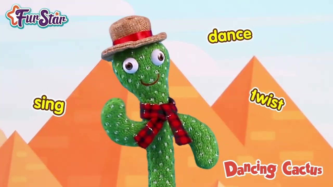 Táncoló kaktusz zenével videó