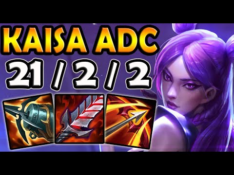 Kaisa vs Aphelios [ TRIPLE KILL ] ADC - Korea Master Patch 10.25 ✅