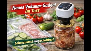 Gläser vakuumieren mit Fresh Guard | Vakuumiergerät für Schraubgläser im Test