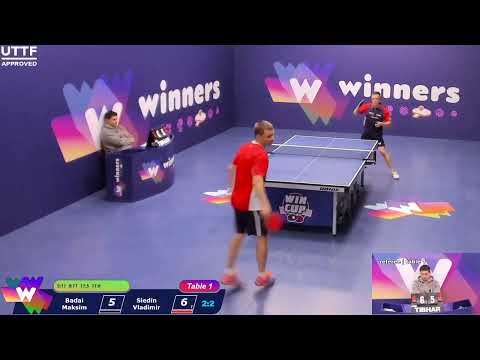 WINners CUP table 1 11.10 Badai Maksim - Siedin Vladimir 20:30