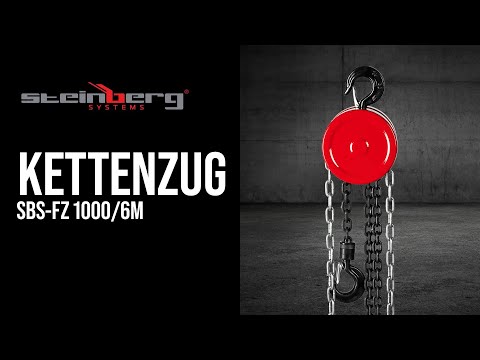 Video - Kettenzug - 1000 kg - 6 m