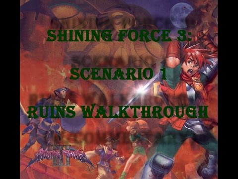 Shining Force 3: Scenario 1 Treasure Ruin Map Guide