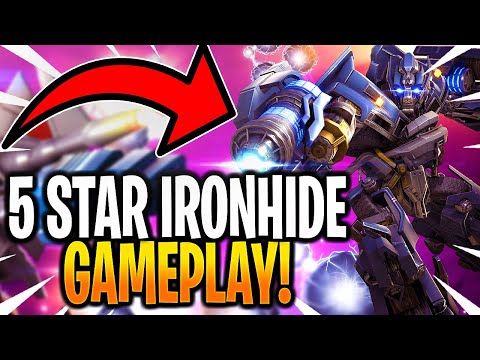 *NEW* 5 STAR IRONHIDE GAMEPLAY! - Transformers: Forged To Fight