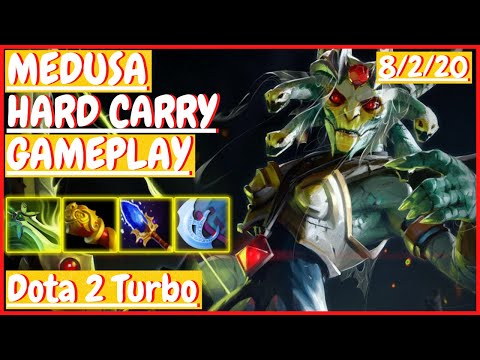 Medusa 8/2/20 [HARD CARRY] [Gameplay DOTA 2 Turbo] 7.31