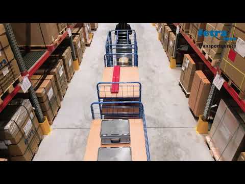 fetra Routenzug Paketwagen und Etagenwagen