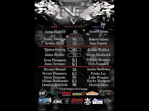 Nemesis 6 amateur undercard bout Sevara Hasanova vs Priska Lay
