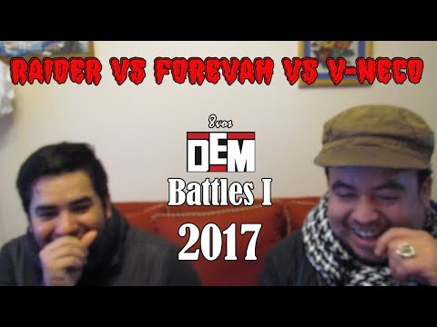 Videoreacción: 8vos DEM Battles I 2017 - Raider vs Forevah vs V-Neco
