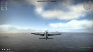preview picture of video 'War Thunder - F2A-3 Buffalo over New Guinea'