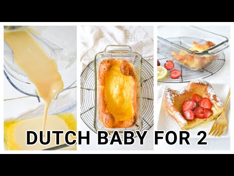 GERMAN PANCAKE FOR TWO | Dutch Baby Recipe