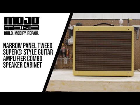 Mojotone Fender Tweed Super Style 2x10 Combo Guitar Amp Cabinet With Lacquered Tweed Finish image 6