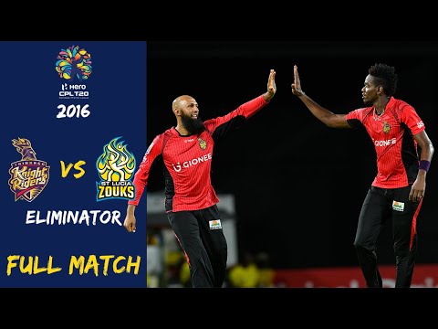 Trinbago Knight Riders vs St Lucia Zouks Full Match | CPL 2016 Eliminator