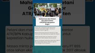 Download lagu Mahasiswa dan Petani Demo di Depan Kantor ATR BPN Kabupaten Bogor, Tuntut Hak Tanah mp3