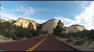 Highway 9 through Zion National Park Utah, the best scenic road in the USA