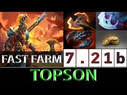 TOPSON [Troll Warlord] Smooth Fast Farm 782 GPM ► Dota 2 7.21b