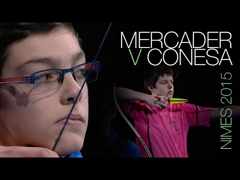 Mercader v Conesa – recurve U15 men’s bronze medal match | Nîmes 2015