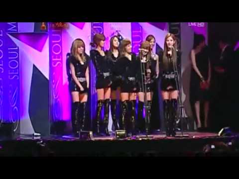 110120 SNSD-Korean Wave Special Awards[HD] @ 20th SMA