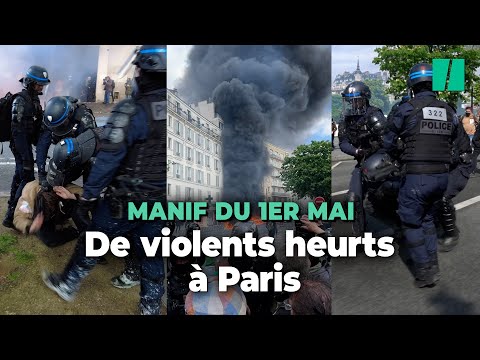 À Paris, la manifestation du 1er mai émaillée de violences