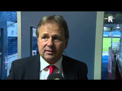 Sfeerbeelden na afloop en Gert Kruys over zege