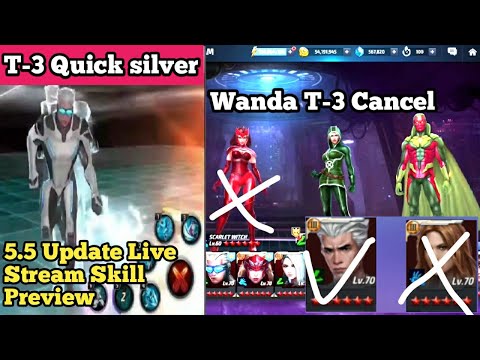 Marvel Future Fight 5.5 Update Full Details || Uniforms Skill Review || T3 Quick Silver || #51