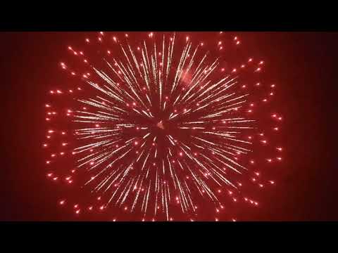 6 inch brocade crown to red from Wizard fireworks  Production Test