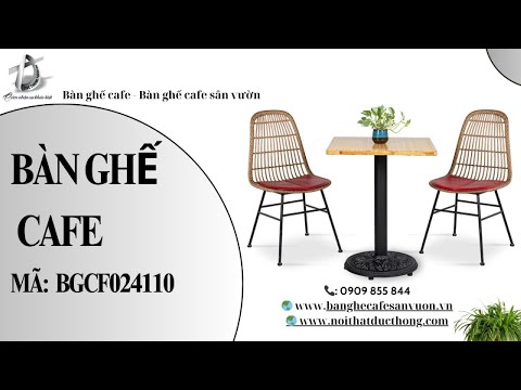 hình ảnh Video giới thiệu sản phẩm Bàn Ghế Cafe BGCF024110 | Nội Thất Đức Thông Dĩ An 122