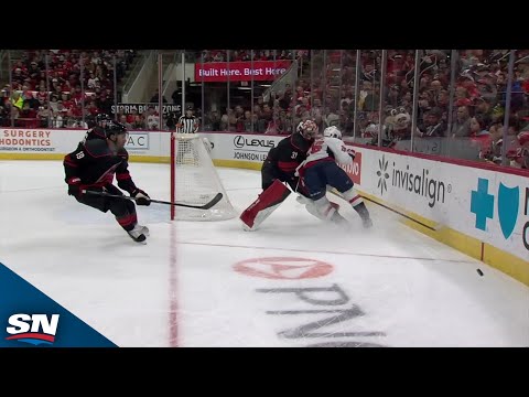 Chaos ensues after Capitals' Dowd runs over Hurricanes' Anderson