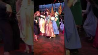 "KISS ME KATE" Curtain Call and Cast Sings Happy Birthday to Olivia