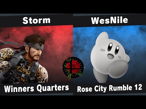 RCR 12 Winners Quarters - Storm (Snake) vs WesNile (Kirby) - Smash Ultimate