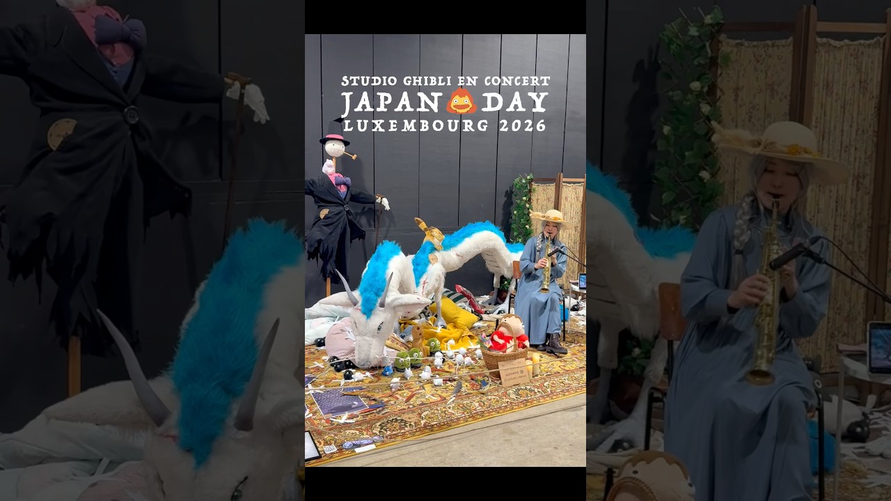 🇱🇺Japan Day Luxembourg 2026 🇯🇵 Saxophone Concert – Studio Ghibli Special 🎷