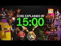 ENTIRE FNAF LORE EXPLAINED IN 15 MINUTES