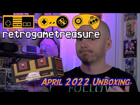 Retro Game Treasure - April 2022 Unboxing