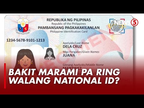 PSA, umaming may problema sa printing ng physical National ID