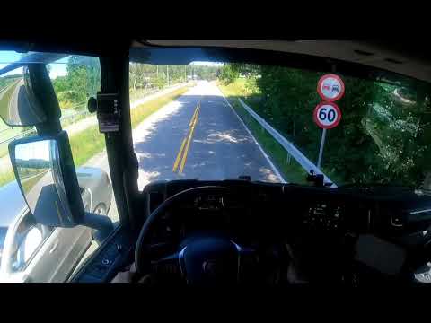 POV Truck Driving, Scania R500 - rv302, Larvik, Norway