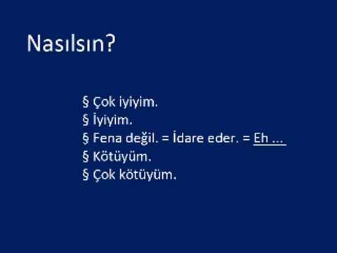 Learning Turkish - Lesson 2 (Full Lesson)