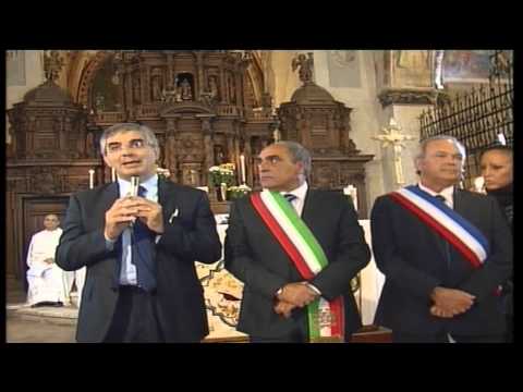 ONDA TG 04.10.2014 - CASTELVECCHIO SUBEQUO  ACCENSIONE LAMPADA VOTIVA