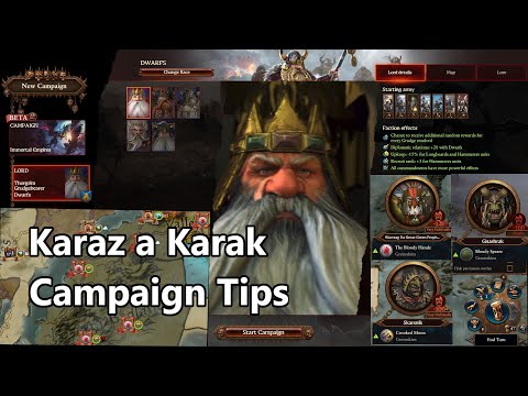Karaz a Karak campaign starter tips for Immortal Empires - Total War: Warhammer 3