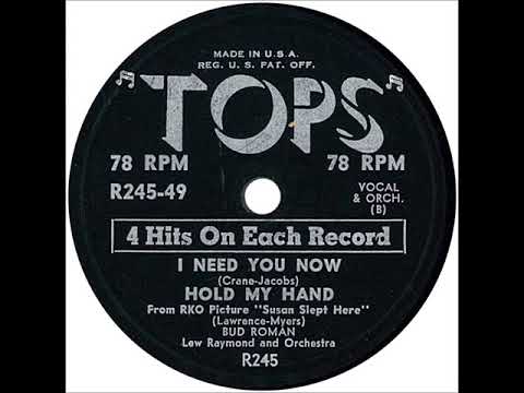 Bud Roman – Hold My Hand