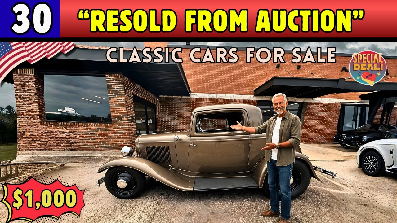 Didn’t Sell at Auction… Now Going for a Steal! 30 Classic Cars for sale