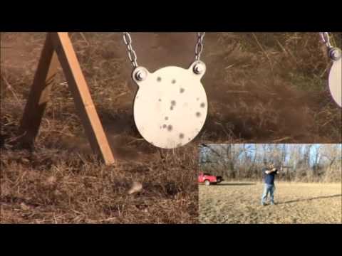 The Jts Shotgun Shooting 00 Buck At Steel Target Using Saiga 10 Round Mag