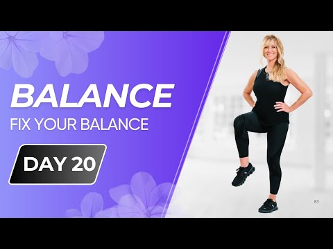 10 Min Balance Workout To Stay Young And Spritely! (Day 20) New Year Activation Challenge