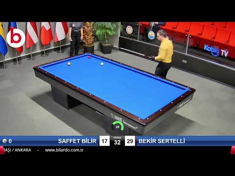 SAFFET BİLİR & BEKİR SERTELLİ Bilardo Maçı - 2022 ERKEKLER 1.ETAP-5.TUR