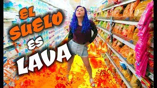 EL SUELO ES LAVA bailando en el supermercado – Reta a Sonny Batits | Palomitas Flow