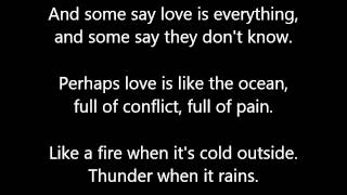 John Denver - Perhaps Love Lyrics