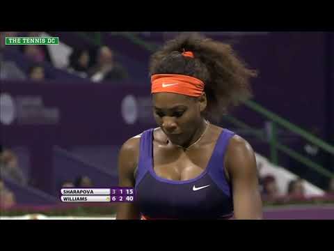 Serena Williams v. Maria Sharapova | 2013 Doha SF Highlights