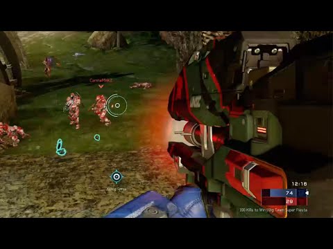 Spartan Jerome Dominates w/ Laser & Railgun - Halo
