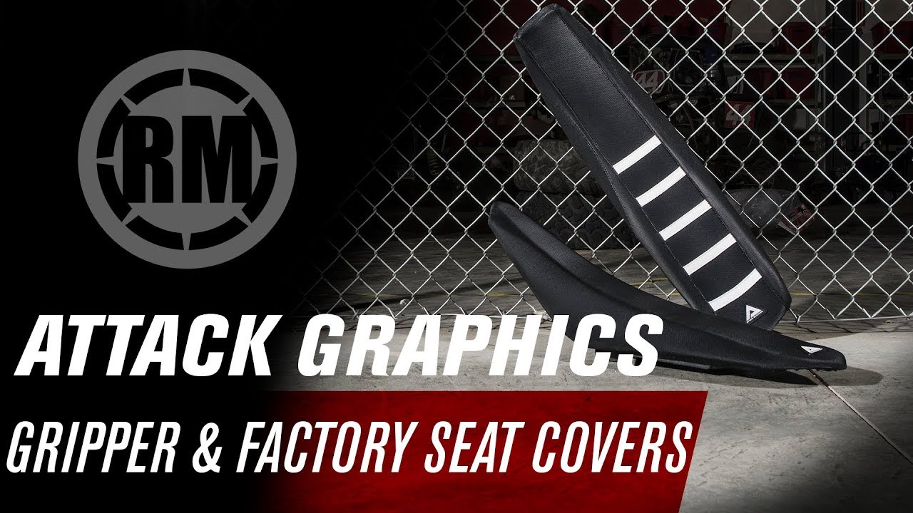 Attack Graphics Gripper & Factory Motorcycle Seat Covers