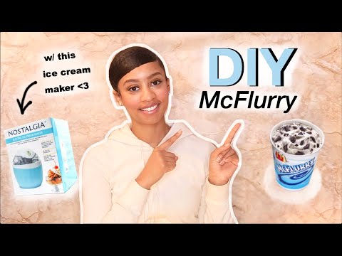 DIY McFlurry | Nostalgia Ice cream Maker