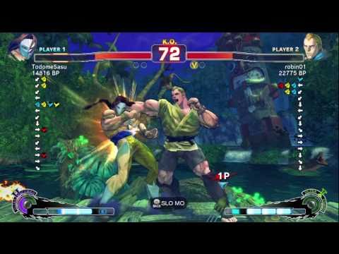 robin01 [Abel] vs TodomeSasu [Vega] SSF4 Japanese Online Ranked Matches - Xbox Live