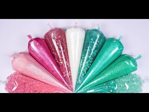 Mezclando Slime 🤩 Manga Pastelera💗 ASRM💗💚 Vídeos de Slime satisfactorios Mezclando  brillo en Slime