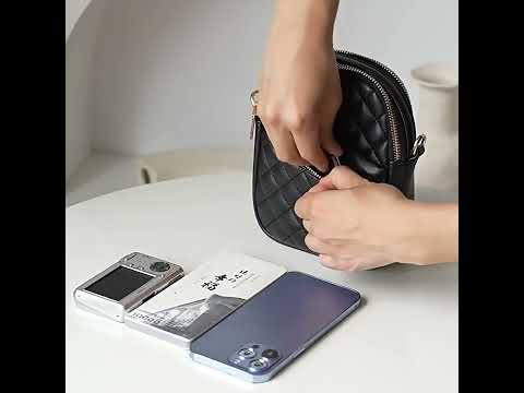 菱格女款手機包 時尚潮流 單肩/斜揹 524